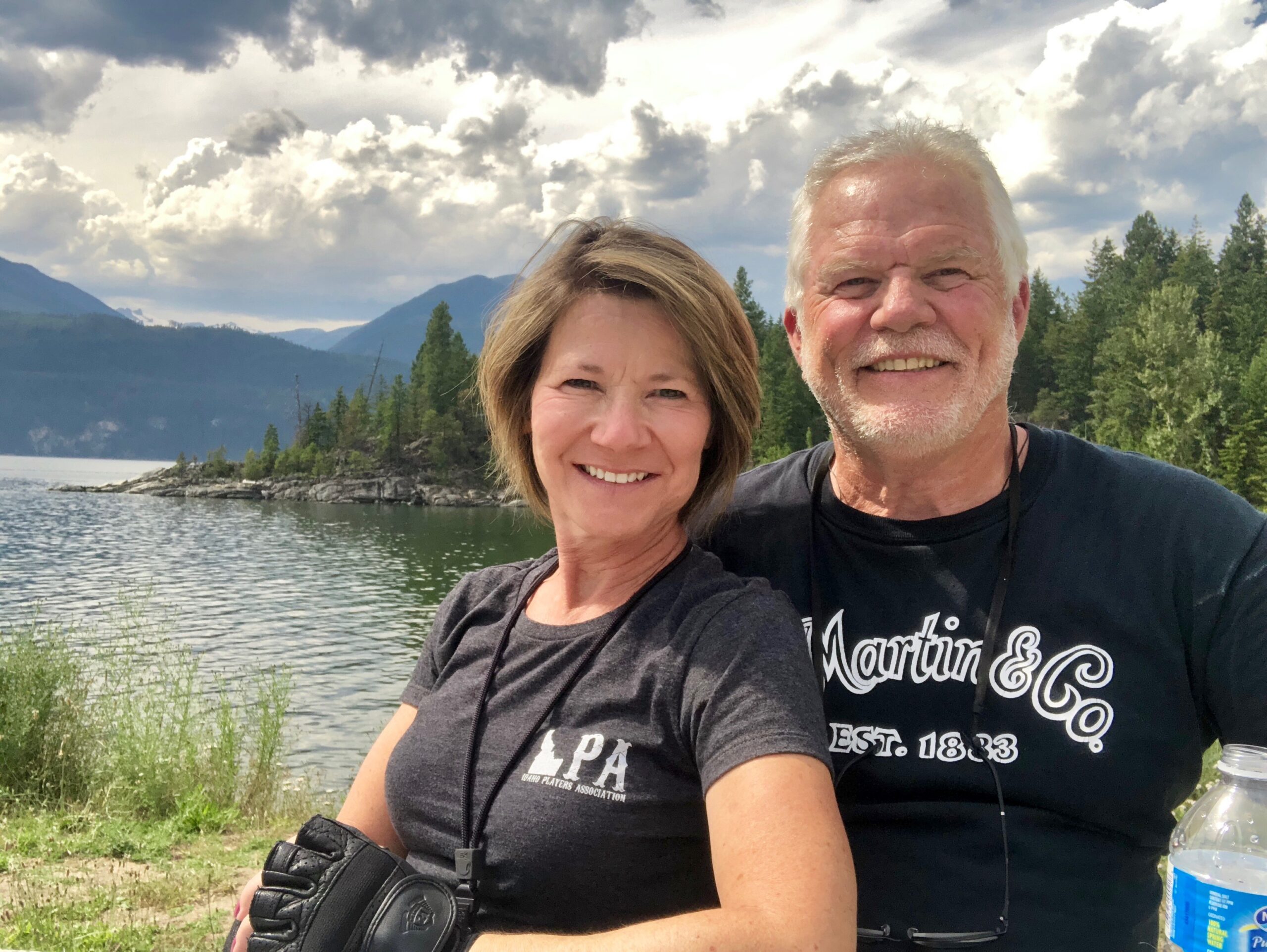 photo of author and husband in Canada!